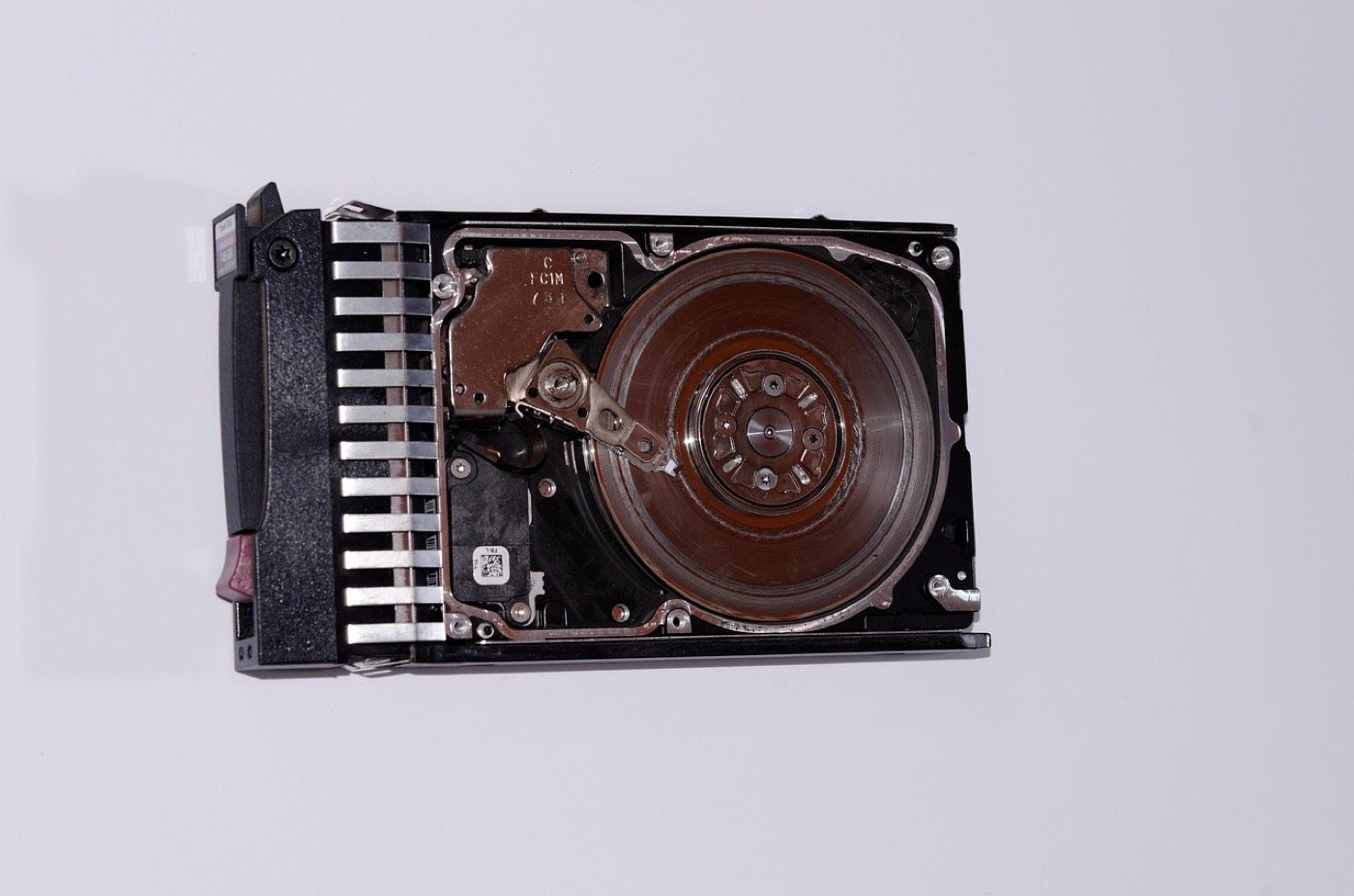Foto proses recovery data laptop